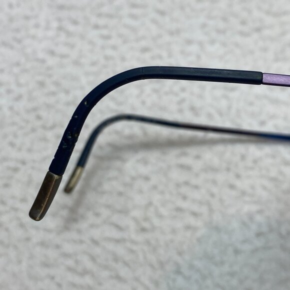 Silhouette Eyeglasses 5540/CF-45 Titan Dynamics Contour 48/19/135 Navy Blue - Picture 3 of 12